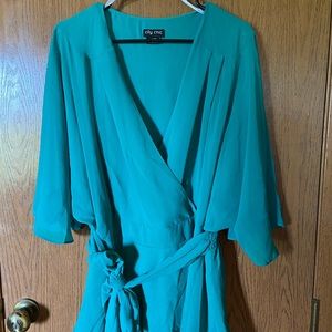 City Chic Elegant Wrap Top